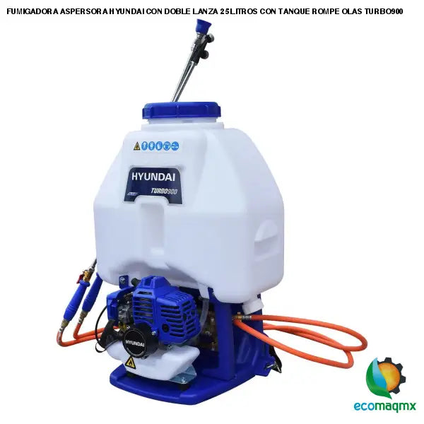 FUMIGADORA ASPERSORA HYUNDAI CON DOBLE LANZA 25 LITROS CON