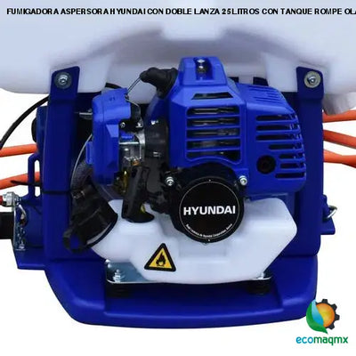 FUMIGADORA ASPERSORA HYUNDAI CON DOBLE LANZA 25 LITROS CON