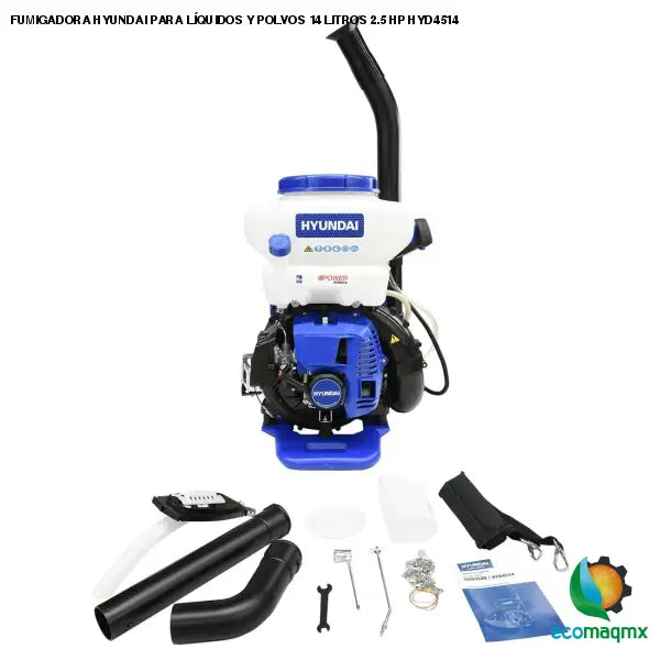 FUMIGADORA HYUNDAI PARA LÍQUIDOS Y POLVOS 14 LITROS 2.5 HP