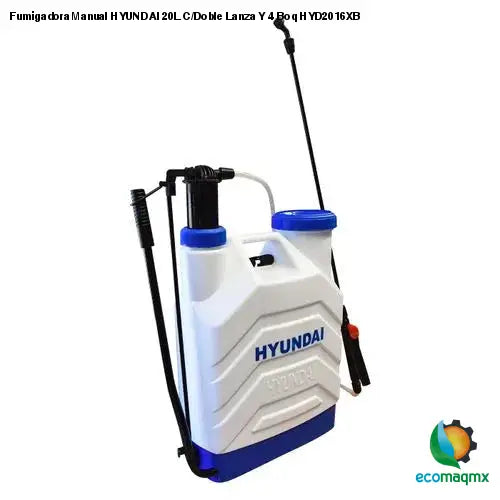 Fumigadora Manual HYUNDAI 20L C/Doble Lanza Y 4 Boq