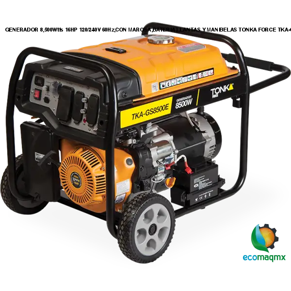 GENERADOR 8,500Wtts 16HP 120/240V 60Hz,CON