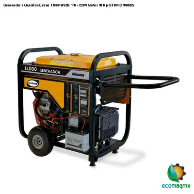 Generador a Gasolina Evans 11000 Watts 110 - 220V Motor 18