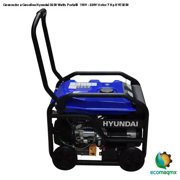 Generador a Gasolina Hyundai 3250 Watts Portatil 110V - 220V