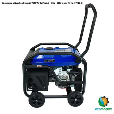 Generador a Gasolina Hyundai 7250 Watts Portatil 110V - 220V
