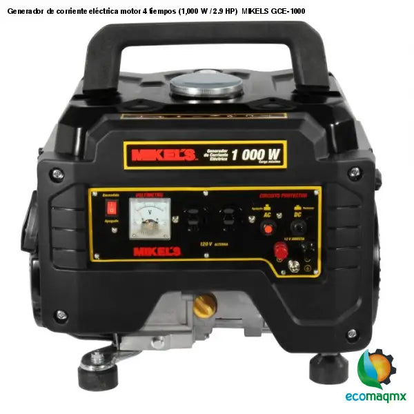 Generador de corriente eléctrica motor 4 tiempos (1,000 W /