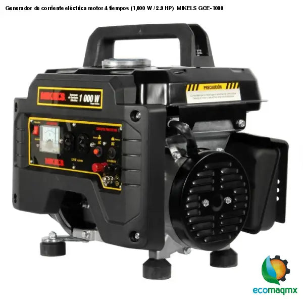 Generador de corriente eléctrica motor 4 tiempos (1,000 W /