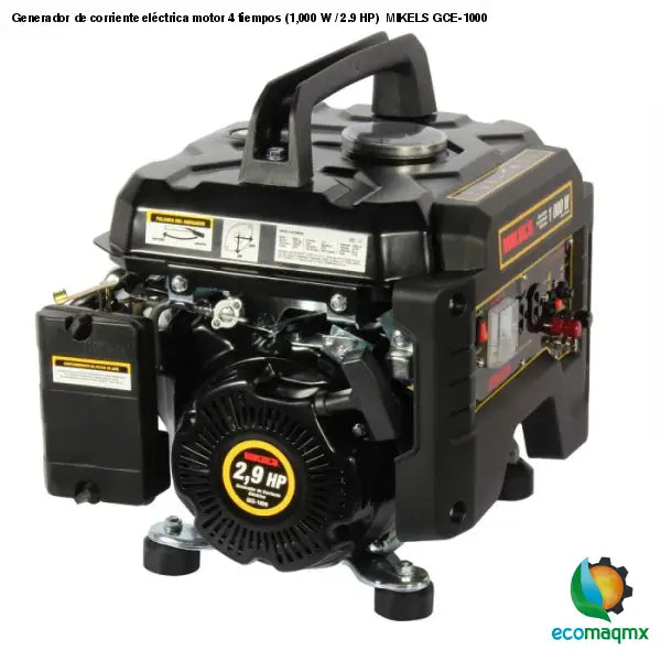 Generador de corriente eléctrica motor 4 tiempos (1,000 W /