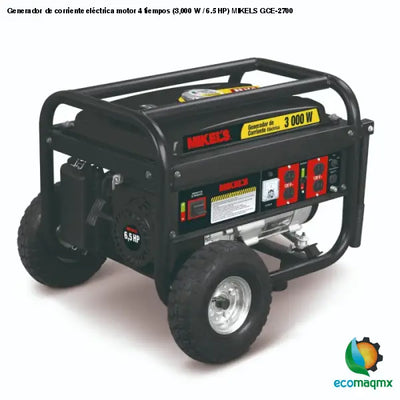 Generador de corriente eléctrica motor 4 tiempos (3,000 W /