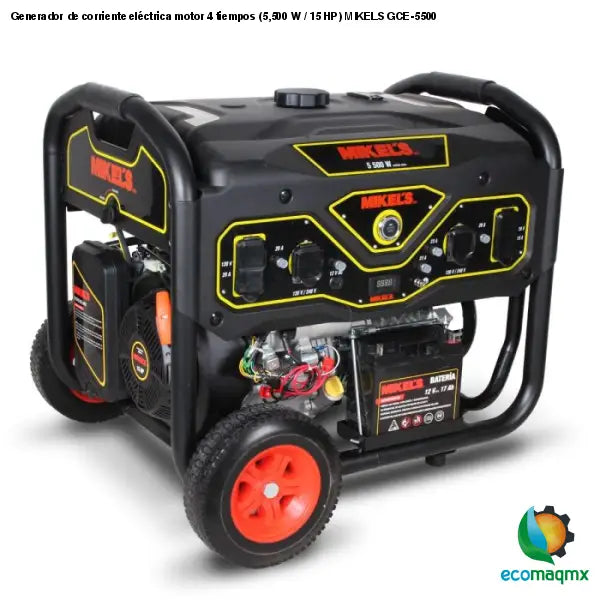 Generador de corriente eléctrica motor 4 tiempos (5,500 W /