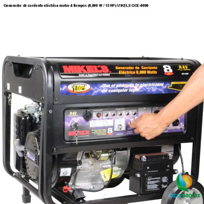 Generador de corriente eléctrica motor 4 tiempos (8,000 W /