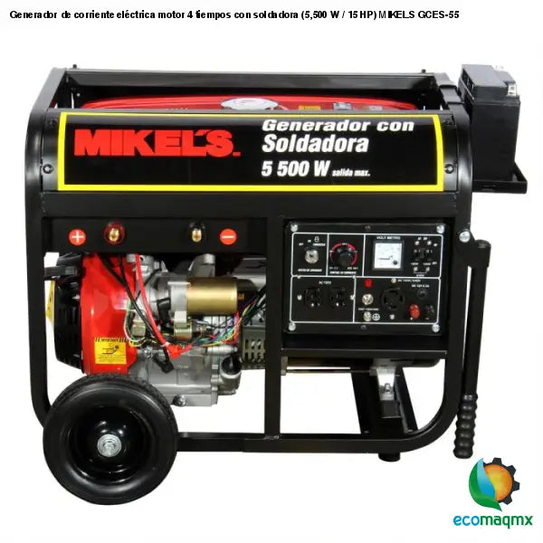 Generador de corriente eléctrica motor 4 tiempos con