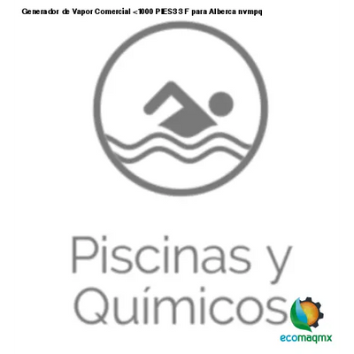 Generador de Vapor Comercial <1000 PIES3 3 F para Alberca