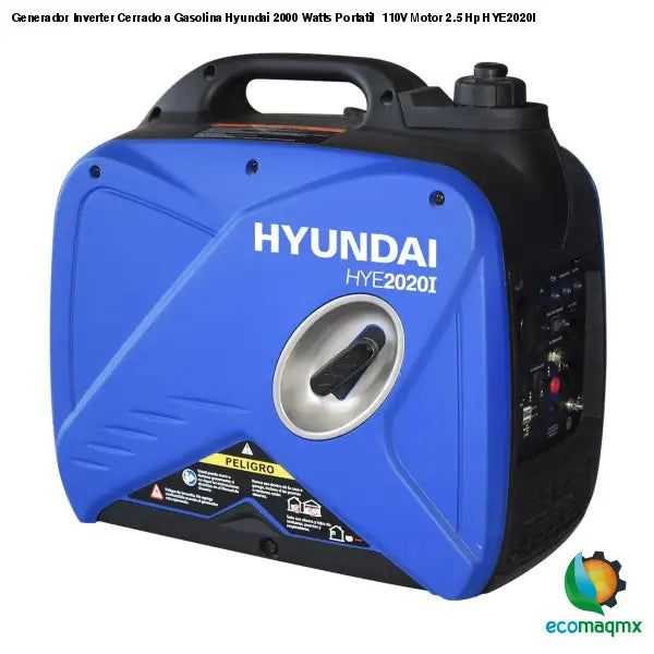 Generador Inverter Cerrado a Gasolina Hyundai 2000 Watts
