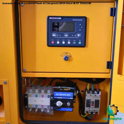 Generador Planta de Luz Plante de Emergencia 20 KW 25KVA Diesel 40 HP TDKGE25K