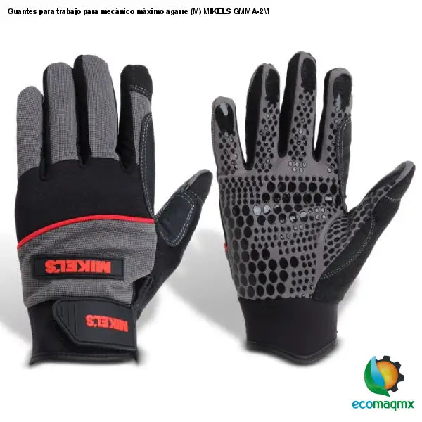 Guantes para trabajo para mecánico máximo agarre (M) MIKELS