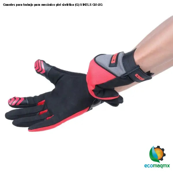 Guantes para trabajo para mecánico piel sintética (G) MIKELS