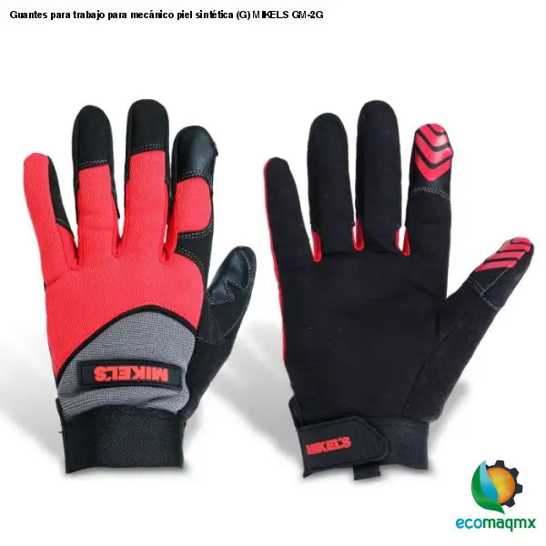 Guantes para trabajo para mecánico piel sintética (G) MIKELS