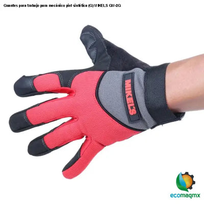 Guantes para trabajo para mecánico piel sintética (G) MIKELS