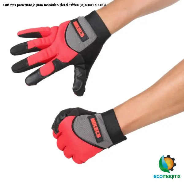 Guantes para trabajo para mecánico piel sintética (M) MIKELS