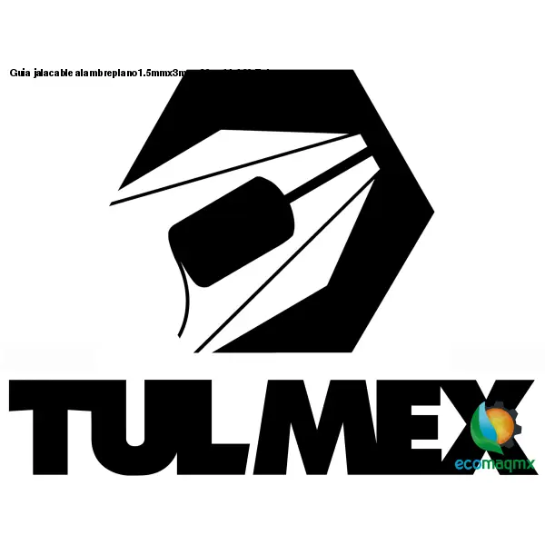 Guia jalacable alambreplano1.5mmx3mmx60m 14-A60 Tulmex