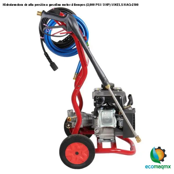 Hidrolavadora de alta presión a gasolina motor 4 tiempos