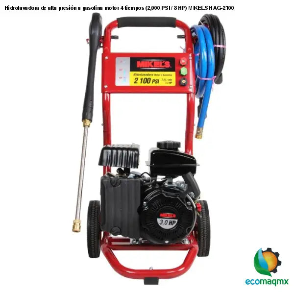 Hidrolavadora de alta presión a gasolina motor 4 tiempos