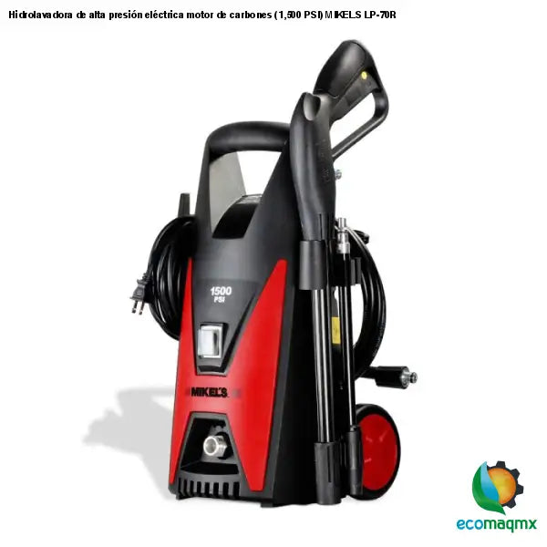 Hidrolavadora de alta presión eléctrica motor de carbones