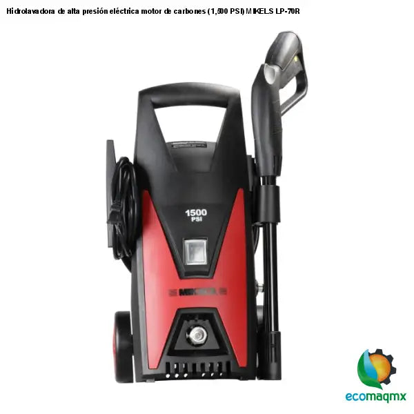 Hidrolavadora de alta presión eléctrica motor de carbones
