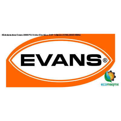 Hidrolavadora Evans 2000 PSI Motor Electrico 5 HP Trifasico