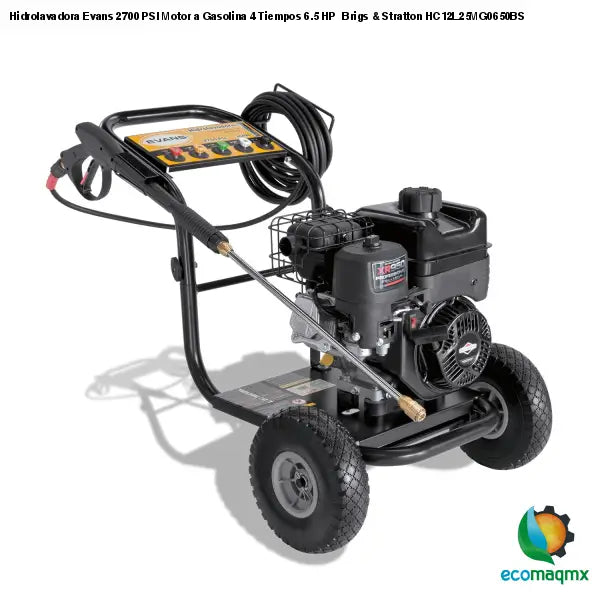 Hidrolavadora Evans 2700 PSI Motor a Gasolina 4 Tiempos 6.5