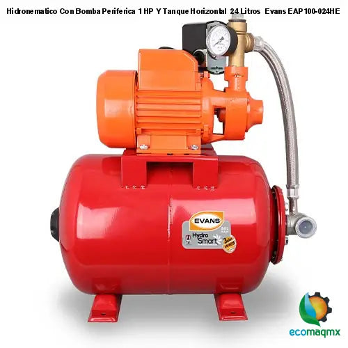 Hidronematico Con Bomba Periferica 1 HP Y Tanque Horizontal