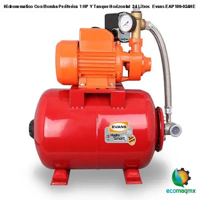 Hidronematico Con Bomba Periferica 1 HP Y Tanque Horizontal