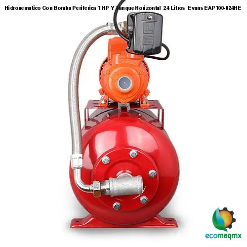 Hidronematico Con Bomba Periferica 1 HP Y Tanque Horizontal