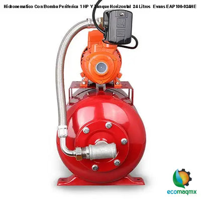 Hidronematico Con Bomba Periferica 1 HP Y Tanque Horizontal