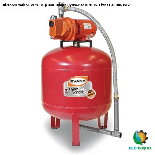 Hidroneumatico Evans 1 Hp Con Tanque Hydro-Mac ® de 150