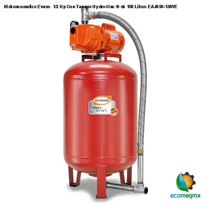 Hidroneumatico Evans 1/2 Hp Con Tanque Hydro-Mac ® de 130