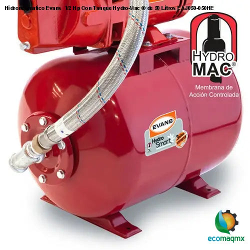 Hidroneumatico Evans 1/2 Hp Con Tanque Hydro-Mac ® de 50