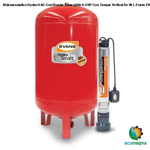 Hidroneumatico Hydro-MAC Con Bomba Sumergible 0.5 HP Con