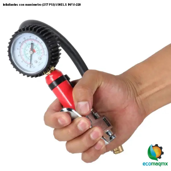 Inflallantas con manómetro (217 PSI) MIKELS INFM-220