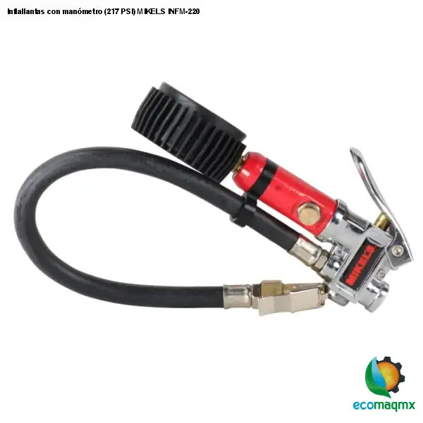 Inflallantas con manómetro (217 PSI) MIKELS INFM-220