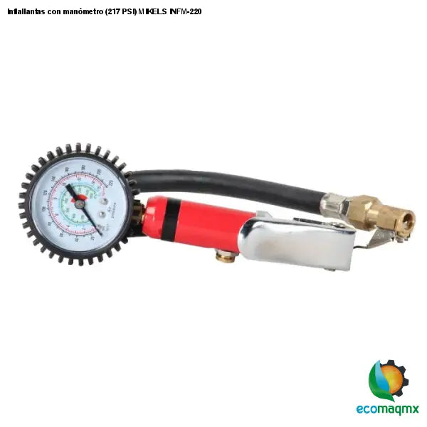 Inflallantas con manómetro (217 PSI) MIKELS INFM-220