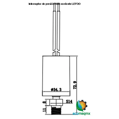 Interruptor de presión Alta corriente LEFOO
