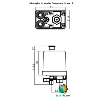 Interruptor de presión Compresor de aire LEFOO