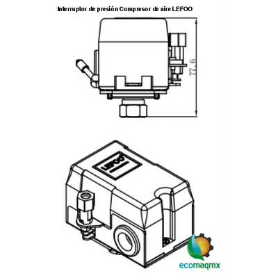 Interruptor de presión Compresor de aire LEFOO