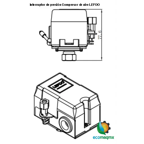 Interruptor de presión Compresor de aire LEFOO