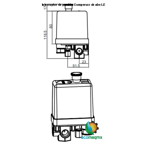 Interruptor de presión Compresor de aire LEFOO
