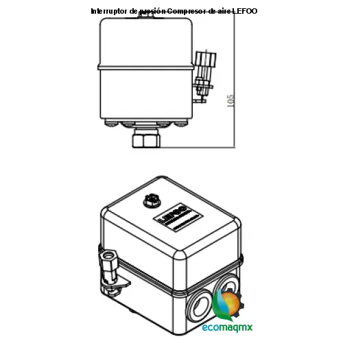 Interruptor de presión Compresor de aire LEFOO