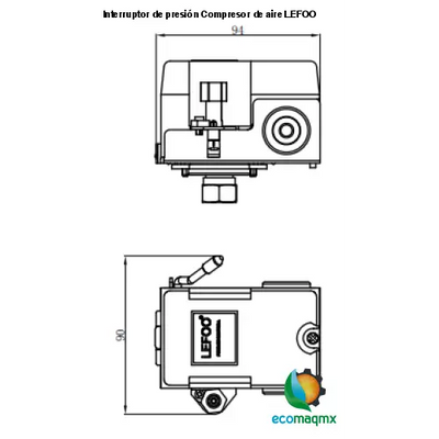 Interruptor de presión Compresor de aire LEFOO