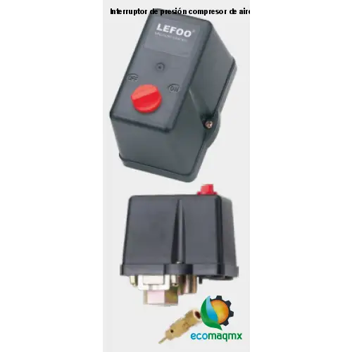Interruptor de presión compresor de aire y bomba LEFOO