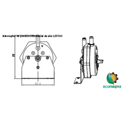 Interruptor de presión Diferencial de aire LEFOO